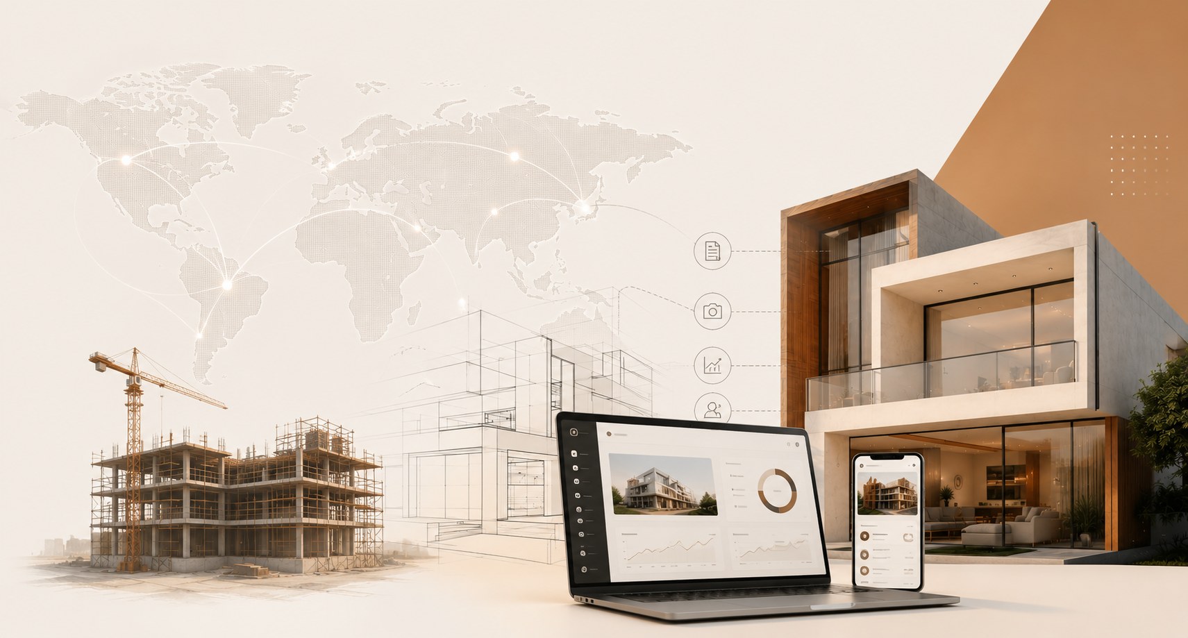 Plataforma Vision de seguimiento de obra, accesible desde cualquier lugar